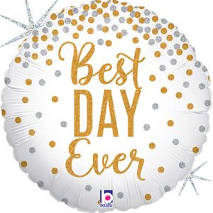 Круг Золоте конфеті на білому Кращий день США