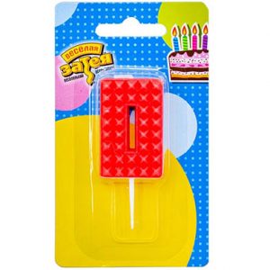 Свічка 4,5см Конструктор "0"