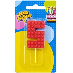 Свічка 4,5см Конструктор "5"