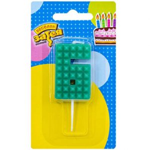 Свічка 4,5см Конструктор "6"