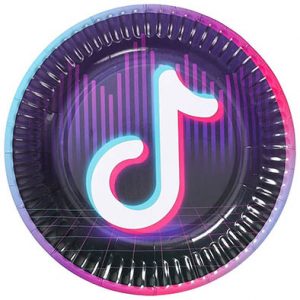 Тарілки Блогер Party 17см 6шт