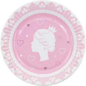 Тарілки паперові Принцеса 17см 6од.
