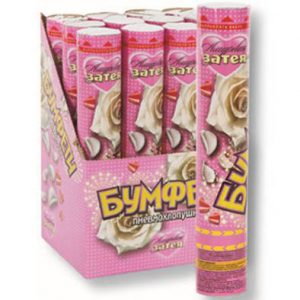 Хлопавка Бумфеті Пелюстки+серця фольг 30см