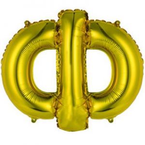 Літера "Ф" 35см Золото