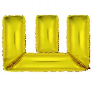 Літера "Ш" 35см Золото