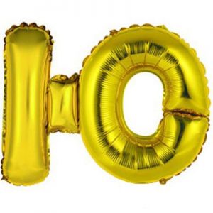 Літера "Ю" 35см Золото
