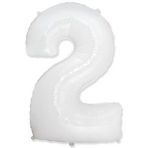 Цифра біла 100см F - 2