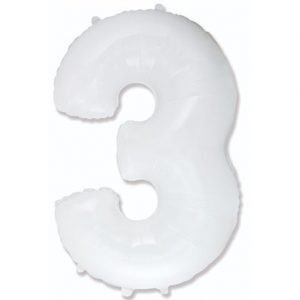 Цифра біла 100см F - 3