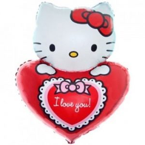 Hello Kitty Хеллов Кітті серце I Love you