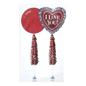 Кісточка тассел  до кульок червоний 86х15см