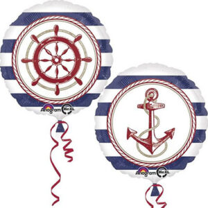 Круг Морський Якірь і штурвал США