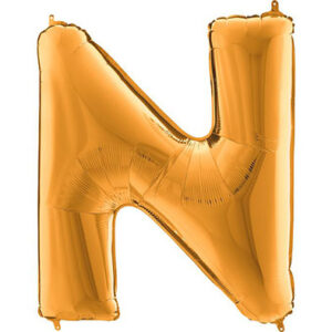 Літера N золота G