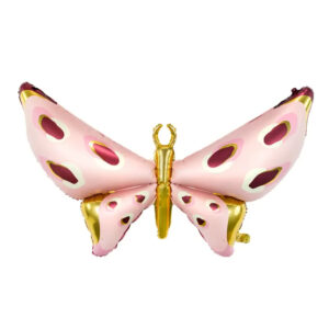 Метелик рожево золотий PD