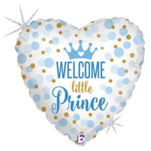 Серце Welcome Litlle Prince - Корона на блакитному хлопчик G