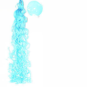 Спіраль тассел блакитна 85х20см 16г