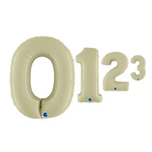 Цифри Сатин Оливкова 100см G