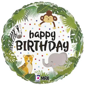 Круг Happy Birthday — джунглі G