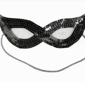 Маска карнавальна на очі чорна