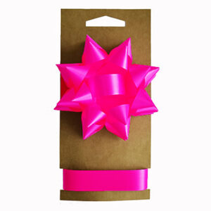 Набір подарунковий бантик і стрічка малиновий