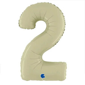 Цифра сатин оливкова 100см G - 2