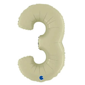 Цифра сатин оливкова 100см G - 3