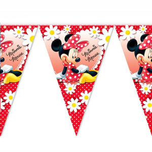 Паперова гірлянда вимпел Мінні Маус