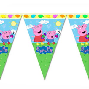 Паперова гірлянда вимпел Свинка Пеппа