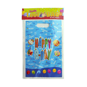 Подарунковий пакет поліпропіленовий HAPPY B-DAY 10шт