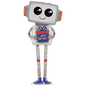 Робот Happy Birthday гелевий G