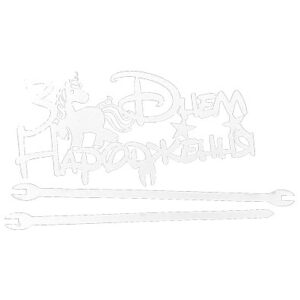 Топер  Happy Birthday Єдинорожок біла деревяна