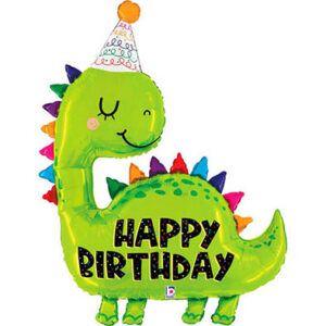 Динозавр у ковпаку Happy Birthday G