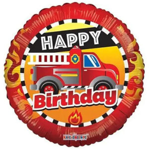 Круг Happy Birthday пожежна машина Ka