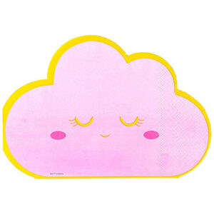 Серветки Дитячі мрії рожеві Хмаринки 33см 6шт