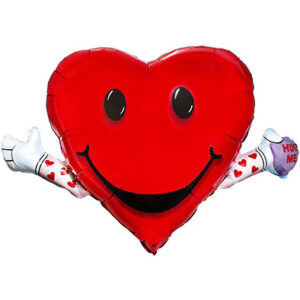 Серце Червоне з ручками I Love You 79см Fl