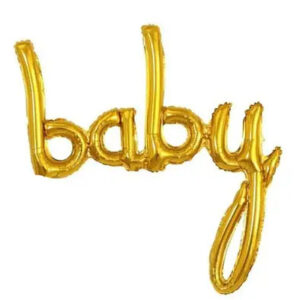 Фольгована гірлянда Baby золото 107см