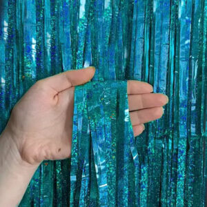 Штора блакитна голографічна 1*2м