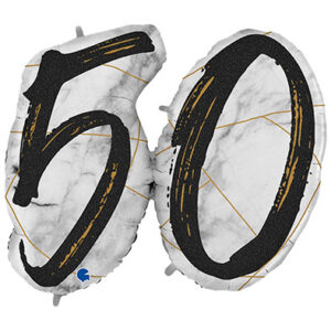 Геометрія мрамур чорна цифра 50 G
