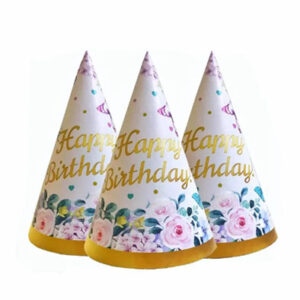 Ковпак Happy Birthday троянди