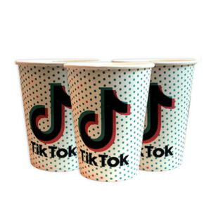 Стаканчики паперові TikTok ТікТок 220мл 10шт