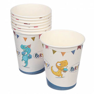 Стаканчики паперові динозавр Party 220мл 10шт