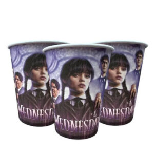 Стаканчики паперові тематичні Wednesday Венздей  220мл 10шт