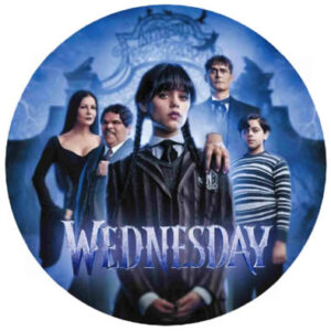 Тарілки одноразові паперові Wednesday Венздей18см 10шт