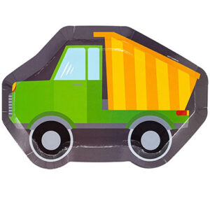 Тарілки фігурна Самоскид 25см 6шт