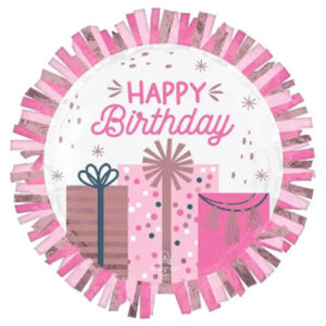 Круг Happy Birthday з бахромою США An 60см