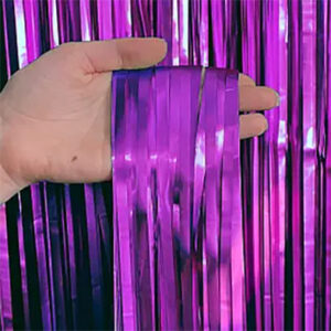 Штора фольгована фіолетовий металік 1*2м