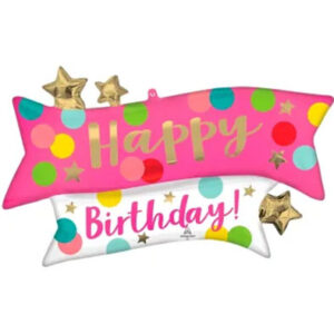 Стрічки з конфеті  Happy Birthday США An