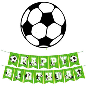 Паперова гірлянда ФУТБОЛ  Happy Birthday 14х20см