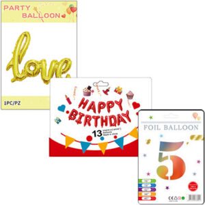 Фольговані літери і цифри