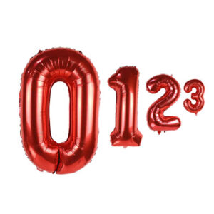 Цифри червоні 60см к