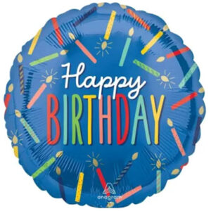 Круг Happy Birthday святкові свічки США An